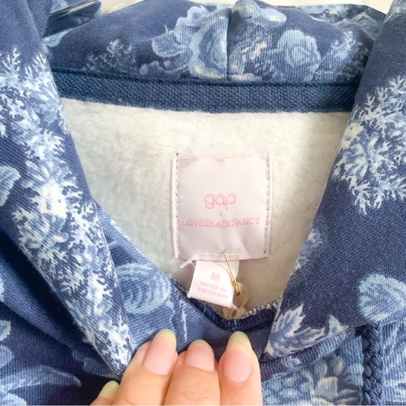 LoveShackFancy x GAP Floral Print Hoodie Unisex - Picture 8 of 12